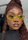 Fashion Square Shield Sunglasses