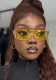 Fashion Square Shield Sunglasses