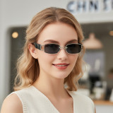 Fashion Small Square Metal Sunglasses
