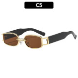Fashion Small Square Metal Sunglasses