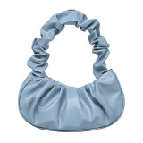 Women Ruched Cloud Bag French Shoulder Handbag