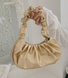Women Ruched Cloud Bag French Shoulder Handbag