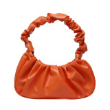 Women Ruched Cloud Bag French Shoulder Handbag