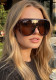 Fashion Oversized Shield Sunglasses for Women & Men