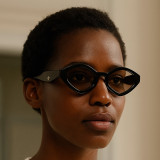 Fashion Chic Polygon Small Frame UV Protection Sunglasses
