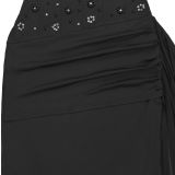 Women Beaded Cami Sash Formal Party Bodycon Dress