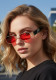 Fashion Small Square Metal Sunglasses