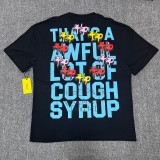 Unisex Letter Print Hip Hop T-Shirt