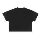 Summer Unisex Cartoon Graphic Round Neck Short Sleeve T-Shirt