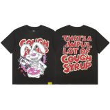 Unisex Letter Print Hip Hop T-Shirt