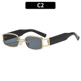 Fashion Small Square Metal Sunglasses