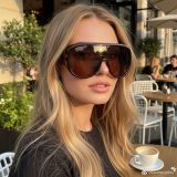 Fashion Oversized Shield Sunglasses for Women & Men
