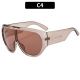 Fashion Oversized Shield Sunglasses for Women & Men