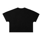 Summer Unisex Cartoon Graphic Round Neck Short Sleeve T-Shirt