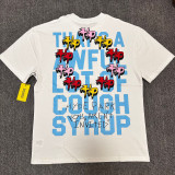 Unisex Letter Print Hip Hop T-Shirt