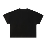 Summer Unisex Cartoon Graphic Round Neck Short Sleeve T-Shirt