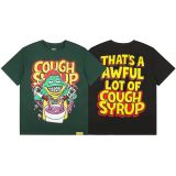 Unisex Letter Print Hip Hop T-Shirt