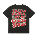 Unisex Letter Print Hip Hop T-Shirt