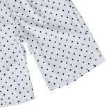Women Spring Summer Casual Polka Dot Blazer and Shorts Two Piece Set