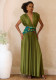 Women Ethnic Pleated Print Patchwork Sleeveless Casual Maxi Dress