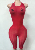 Women Sexy Halter Neck Jumpsuit Women Sexy Halter Neck Jumpsuit