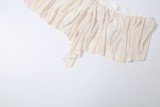 Women Summer Solid Chiffon Lace Trim Top and Bodycon Midi Skirt Two Piece Set