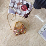Women's Luxury Rhinestone Acrylic Clutch Evening Bag for Cocktail Party