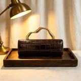 Luxury PU Crocodile Pattern Evening Bag Irregular Handle Shoulder Crossbody Bag