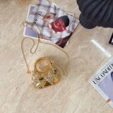 Women's Luxury Rhinestone Acrylic Clutch Evening Bag for Cocktail Party
