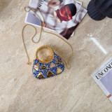 Women's Luxury Rhinestone Acrylic Clutch Evening Bag for Cocktail Party