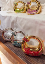Women's Luxury Rhinestone Acrylic Mini Clutch Evening Bag for Party & Wedding Crossbody Women's Luxury Rhinestone Acrylic Mini Clutch Evening Bag for Party & Wedding Crossbody