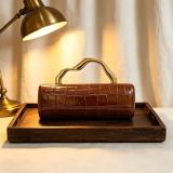 Luxury PU Crocodile Pattern Evening Bag Irregular Handle Shoulder Crossbody Bag