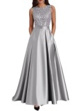 Summer Women's Chic Sleeveless Long Formal Party Evening Gown（Processing time need 3-6 days）