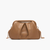 Women's Gold Chain Shoulder Crossbody Clutch Evening Bag