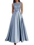 Summer Women's Chic Sleeveless Long Formal Party Evening Gown（Processing time need 3-6 days）