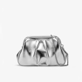 Women's Gold Chain Shoulder Crossbody Clutch Evening Bag