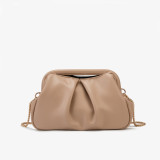 Women's Gold Chain Shoulder Crossbody Clutch Evening Bag