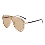 Women's Y2K Oversized Butterfly Hollow Lens Sunglasses