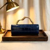 Luxury PU Crocodile Pattern Evening Bag Irregular Handle Shoulder Crossbody Bag