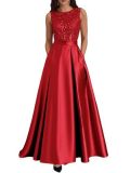 Summer Women's Chic Sleeveless Long Formal Party Evening Gown（Processing time need 3-6 days）