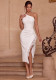 Women's Chic White Lace Elegant Evening Party Dress