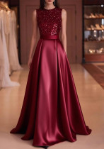 Summer Women's Chic Sleeveless Long Formal Party Evening Gown（Processing time need 3-6 days）