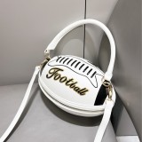 Women's Football-Shaped Formal Party Handle Shoulder Evening Bag
