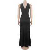 Women's Luxury Beaded Mermaid Evening Gown
