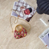 Women's Luxury Rhinestone Acrylic Clutch Evening Bag for Cocktail Party