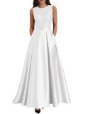 Summer Women's Chic Sleeveless Long Formal Party Evening Gown（Processing time need 3-6 days）
