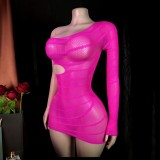Women Hollow Out See Through Mesh Lingerie
