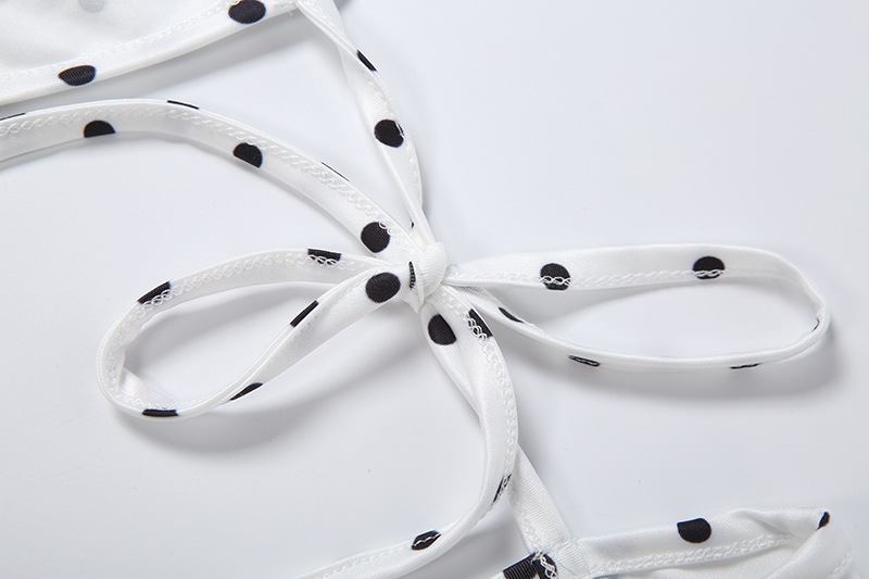 Polka Dot Long Sleeve Jumpsuit for Summer Parties