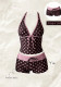 Women Polka Dot Lace-Up Bikini Swimwear