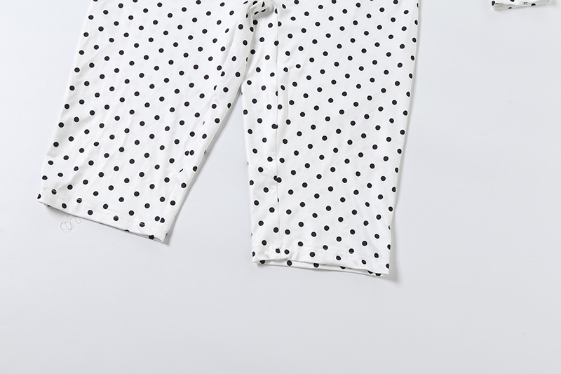 Polka Dot Long Sleeve Jumpsuit for Summer Parties